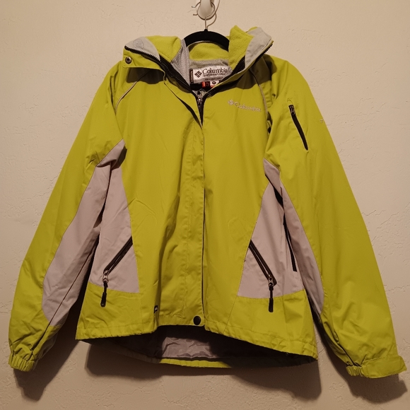Columbia Jackets & Blazers - Columbia Jacket Coat Women Waterproof SzXXL Green Hood Sportswear Titanium